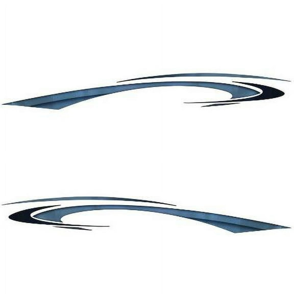 Palm Beach Boat Graphic Decal 139834-02 | Blue 61 7/8  Inch (2PC)