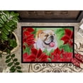 thumbnail image 3 of Carolines Treasures English Bulldog Poinsettas Door Mat Indoor Rug or Outdoor Welcome Mat 24x36 Doormat 36L x 24W, 3 of 4