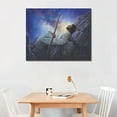 thumbnail image 6 of Worlds Without End by Greg Olsen Painter Wall Art Poster Canvas Wall Art Poster Decorative Bedroom Modern Home Print Picture Frame Artworks Posters 11x14inch(28x35cm), 6 of 16
