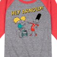 thumbnail image 3 of Hey Arnold! - Best Buds - Toddler And Youth Raglan Graphic T-Shirt, 3 of 6