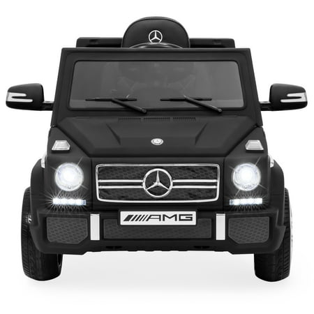 Best Choice Products 12V Kids Battery Powered Licensed Mercedes-Benz G65 SUV RC Ride-On Car w/ Parent Control, Built-In Speakers, LED Lights, AUX, 2 Speeds - Matte (The Best Of Swv)