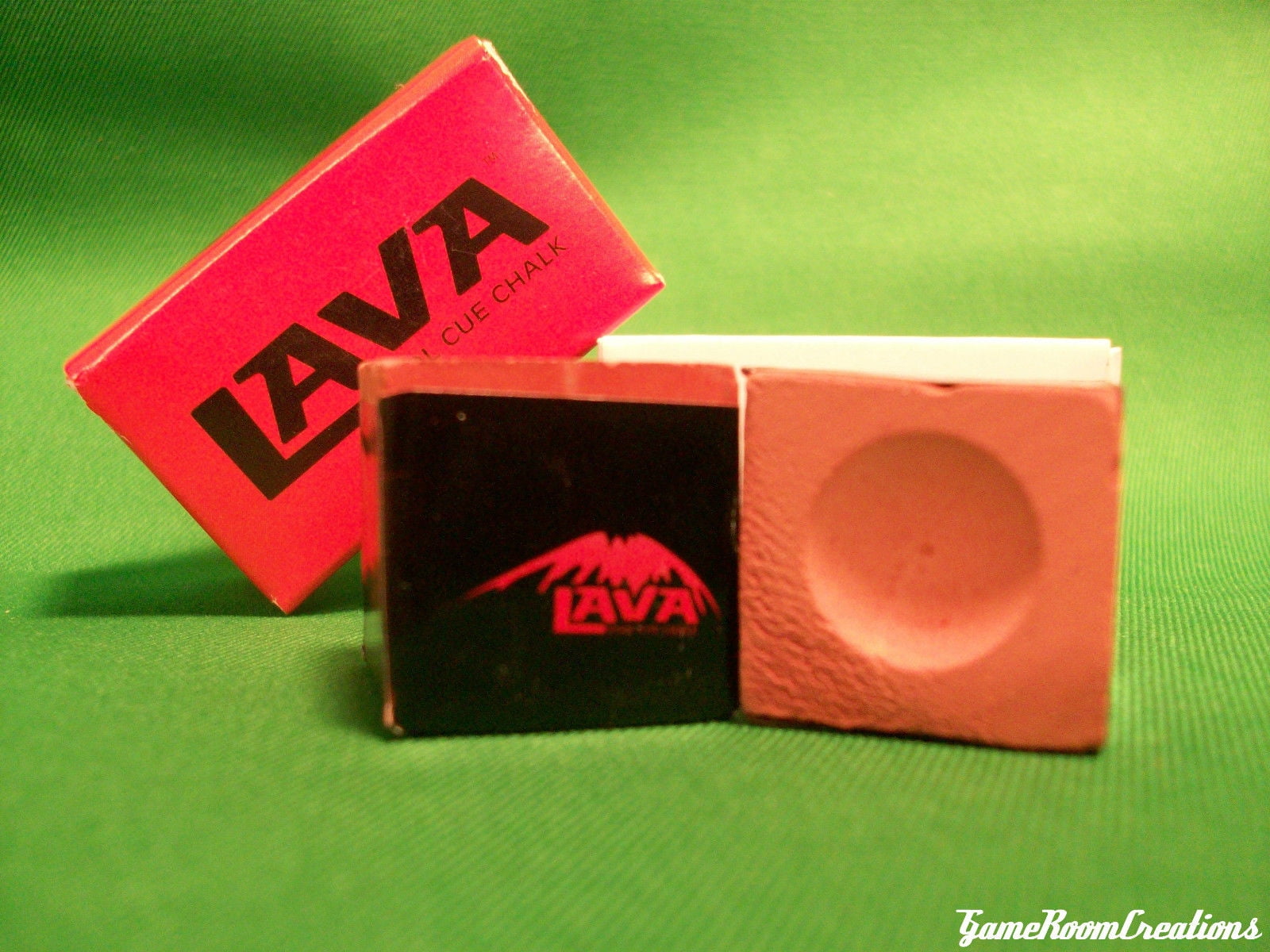 Lava Chalk Pool Cue Tip Billiards Chalk Performance Chalk 2 Piece Box