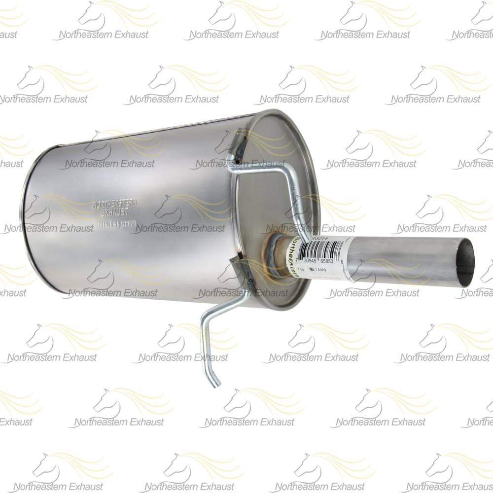 Northeastern Exhaust | Stainless Steel Rear Muffler Fits 2006–2011 Chevrolet HHR 2.4L Wagon Direct-Fit Replacement