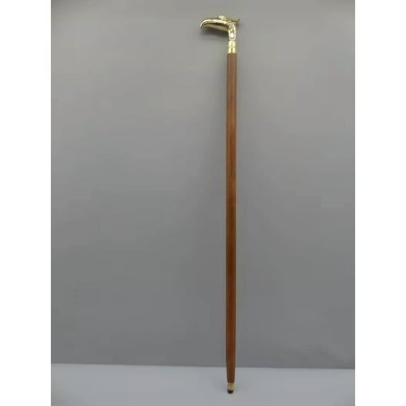 Walking Stick Eagle Wooden Walking Stick Gift for Grandfather Father Wooden Cane