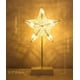 thumbnail image 3 of Lámpara de escritorio decorativa, lámpara de noche LED con forma de estrella a pilas, luz de noche blanca cálida, decoración de mesa para Navidad, hogar, dormitorio y Ramadán - Blanco, 3 of 5