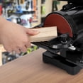 thumbnail image 7 of Ataucjin Benchtop Belt Disc Sander, 1x30 Inch Bench Belt Sander with 5 Inch Disc, Wrench Storage and Easy Belt Cover Off, Direct Drive, for Woodworking ((8 * 80 Grit, 4 * 100 Grit), 7 of 7
