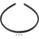 thumbnail image 3 of Diademas de plástico liso de 8 mm, 6 piezas de peine de dientes de plástico, banda para el cabello con dientes, unisex para mujeres y niñas, 3 of 5