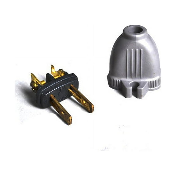 Replacement Part For Fit All Residential Vacuum Cleaner Male Grip Grey Plug # 32-5606-21
