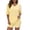Yellow, variant on Gingprous 2 Piece Lounge Set for Women Oversized Tshirts with Shorts Casual Tops V Neck Summer Outfits