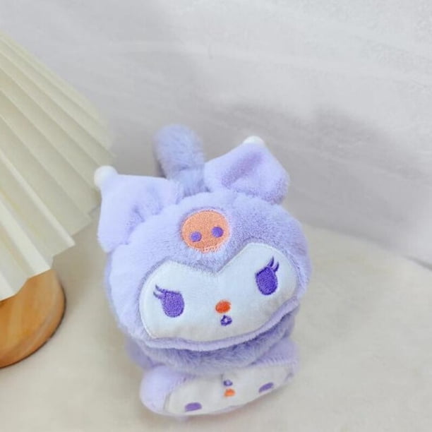 Sanrio-orejeras de Hello Kitty para niños, orejeras de dibujos animados, lindas orejeras gruesas, ajustables, a prueba de viento, anticongelante, regalo cálido para niños, Invierno