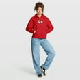 thumbnail image 3 of Women's Fanatics Red Kansas City Chiefs Eligible Receiver Legacy Pullover Hoodie, 3 of 5
