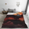thumbnail image 5 of Fuzoiu Sunset Blossoms Phoenix Perch Print Ultra-Soft Micro Fleece Blanket,All Seasons Flannel Throw, Lightweight Blanket for Bed, Sofa, Couch, Movie Night, Camping, and Travel-80"x60", 5 of 7
