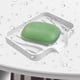 thumbnail image 4 of Jabonera de silicona para fregadero portátil drenable, soporte para esponja para baño (blanco), 4 of 5