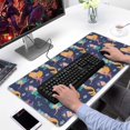thumbnail image 2 of Long Mouse Pads for Desk,Dark Blue Mermaid Princess Pattern Desk Mats on Top Of Desks, Desk Mouse Pad Extra Large with 3mm Non-Slip Base and Stitched Edge for Gaming,Office,Work,Home 31.5"x15.7", 2 of 6