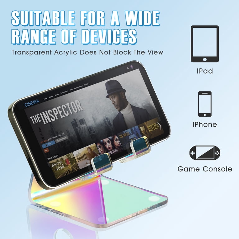 Tomorotec Iridescent Acrylic Phone Stand, 4-8 Inch photo 5