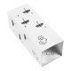 thumbnail image 5 of Paragüero de metal multiusos, elegante diseño hueco, nubes auspiciosas, organizador de paraguas a prueba de óxido para entrada, oficina, hogar, color blanco, 5 of 14