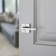 thumbnail image 4 of Baldwin Reserve PSSQUCSR190 Passage Square Lever and Contemporary Square Rose Satin Black Finish, 4 of 7