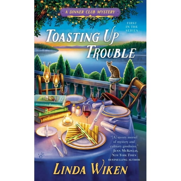 Dinner Club Mystery Toasting Up Trouble, Book 1, (Paperback)