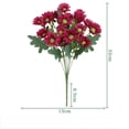 thumbnail image 3 of Wozhuo Artificial Chamomile Bouquet Silk Flowers for Wedding Home Decor Small Fresh Fake Floral Arrangement, 3 of 6