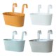 thumbnail image 5 of Maceta con gancho desmontable YONGSHENG cubo ovalado de metal para plantas color Verde Gris Naranja Blanco, 5 of 5