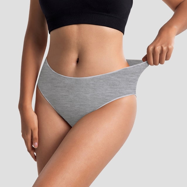 WILLBEST Calzon Faja Para Mujer Calzoncillos De Malla De Cintura Alta De Color Sólido De Algodón Entrepierna Bragas De Las Mujeres Más Tamaño