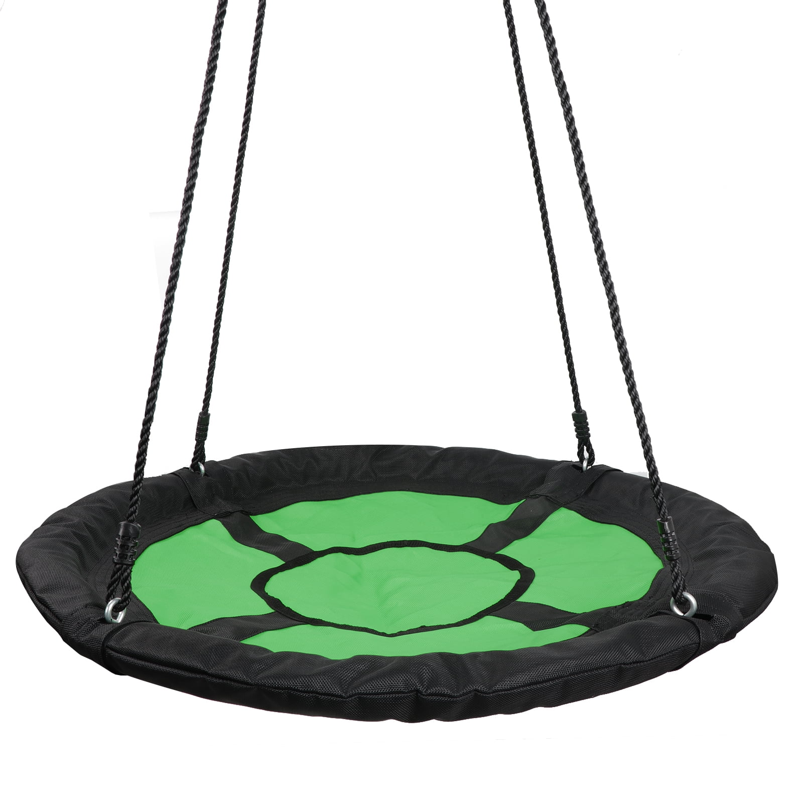 Zeny 40 Inch Diameter Round Oxford Detachable Web Tree Swing Platform Outdoor Kids W Safe Hanging Strap