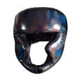 thumbnail image 3 of Protector de cabeza para boxeo facial, protección para la cabeza con absorción de impactos para competición. Negro, 3 of 9