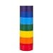 thumbnail image 3 of Mega Candles Unscented Multi Color Chakra Round Pillar Candle, Hand Poured Premium Wax Candles 3 Inch x 9 Inch, Cotton Wick, Promotes Positive Energy, Aids Meditation, Relaxation & More, 3 of 4