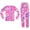 Tie Dye Multi Pink, variant on Girls Tie Dye Two Piece Thermal Underwear Set (Tie Dye Neon Purple, 10-12)