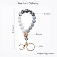 thumbnail image 2 of Pulsera De Cuentas De Silicona Para Dama, Llavero, Pulsera, Pulsera, Llavero, Pulsera Elegante, Accesorios De Joyería Guardurnaity OD016144-02, 2 of 6