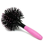 Women Professional Black 360° 3D Hair Brush Comb Drying Detangling Heat Resistant Hair Care - 1 unit
