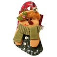 thumbnail image 2 of Fiudx Liquidación De Navidad Decoraciones Navideñas Colgante De Papá Noel Bolsa De Regalo De Calcetín Navideño Bolsa De Dulces Para Árbol De Navidad, 2 of 5