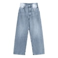 thumbnail image 3 of GUACER Straight Leg Jeans for Women Trendy High Waisted Solid Cropped Casual Loose Denim Pants with Pockets, 3 of 5