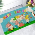 thumbnail image 4 of Fiudx Tapete de Pascua, Diseño Colorido de Lana Sintética, Antideslizante, Suave y Cómodo, Ideal para Decorar El Hogar, Versátil Durante Todo El Año y Perfecto para Cualquier Espacio., 4 of 6