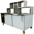 thumbnail image 4 of 71" Stainless Steel Boba Station with Refrigerator – Commercial Milk Tea & Bubble Tea Workstation Counter for Coffee, Juice & Drink Shops, 4 of 16