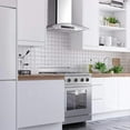 thumbnail image 2 of 30" Wall Mount Range Hood, 450 CFM Kitchen Cooking Vent Fan Hoods, 2 of 8