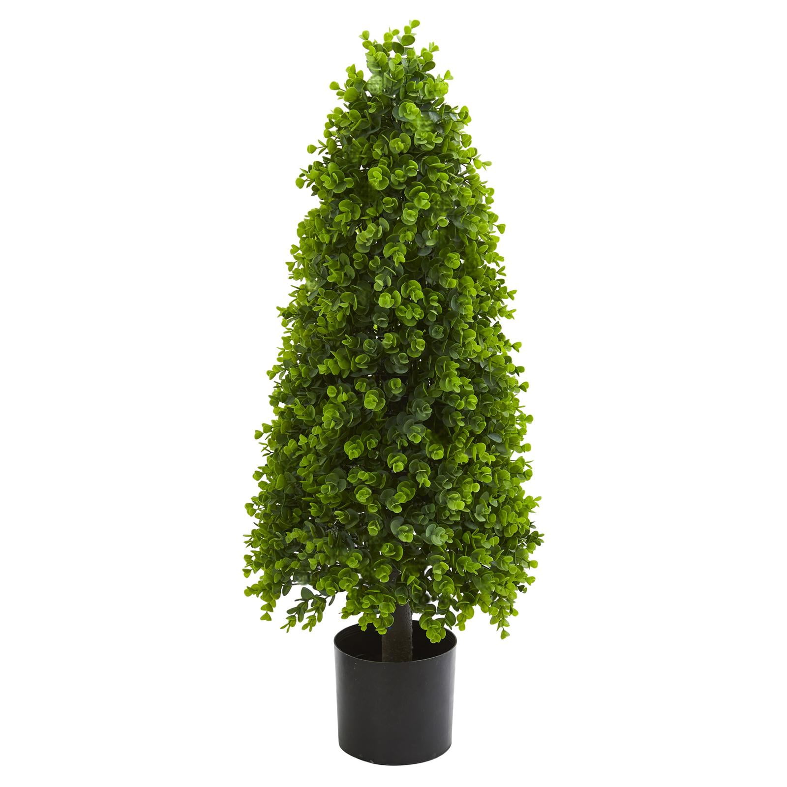 Nearly Natural 36 in. Eucalyptus Topiary Artificial Tree
