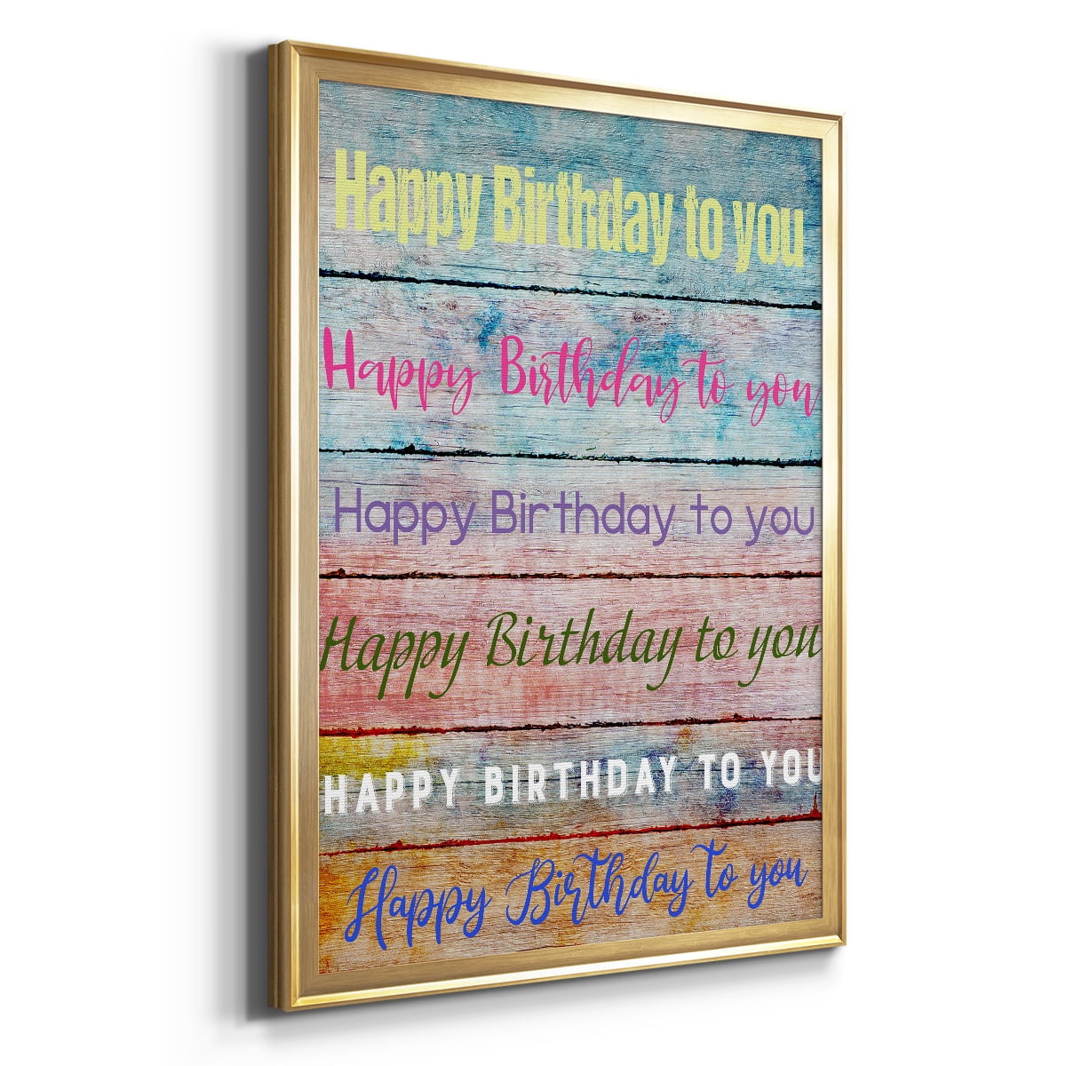 Birthday Song Premium Framed Print - Ready to Hang
