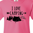 thumbnail image 4 of Inktastic I Love Camping- Tent and Trees Youth T-Shirt, 4 of 5