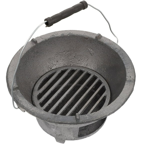 PAMINGONO Multi Functional Outdoor Barbecue Stove Made of Premium Iron for Camping and Grilling