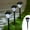 Black 2, variant on Oggfader Solar Lights Outdoor Pathway Solar Lights Water Proof Supper Bright Up To 10 Hrs Stainless Steel Metal Auto Off Lights Powered Lights For Garden Yard