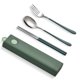 thumbnail image 2 of Naiovety Juegos de vajilla 304, utensilios de cocina, juego de utensilios de acero inoxidable, juegos de vajilla portátiles, cucharas irrompibles con Mostrada Tipo 3 Naiovety HA012710-03, 2 of 6