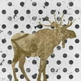 thumbnail image 2 of Sophie 6 26x26 White Modern Wood Framed Museum Art Print Titled - Forest Glam Moose, 2 of 4