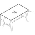thumbnail image 6 of KFI Studios Urban Loft 6' x 3.5' Bar Table, Solid Wood Barnwood Top, 6 of 6