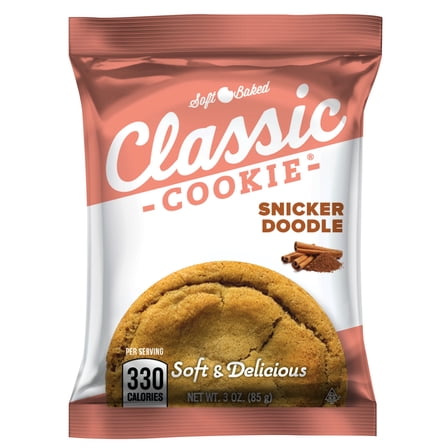Classic Cookie, 3oz Soft Baked Snickerdoodle Cookie