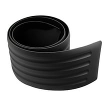Black Protective Bumper Strip for Car Use with Anti-Collision Design 90CM