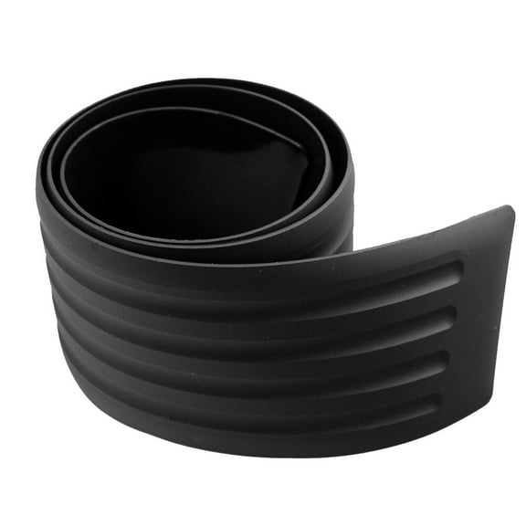 Black Protective Bumper Strip for Car Use with Anti-Collision Design 90CM