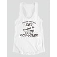thumbnail image 3 of You Are What You Eat Quote. Tank Women -Image by Shutterstock, Female x-Large, 3 of 4