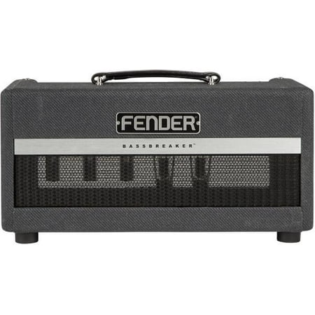 Fender Bassbreaker 15 Amplifier Head 120V, Gray Tweed