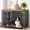 Antique Black, variant on TIME RAY 42" Dog Crate Furniture, Heavy-Duty Metal Dog House, Decorative Pet House that Doubles as an Indoor Side Table, Antique Black